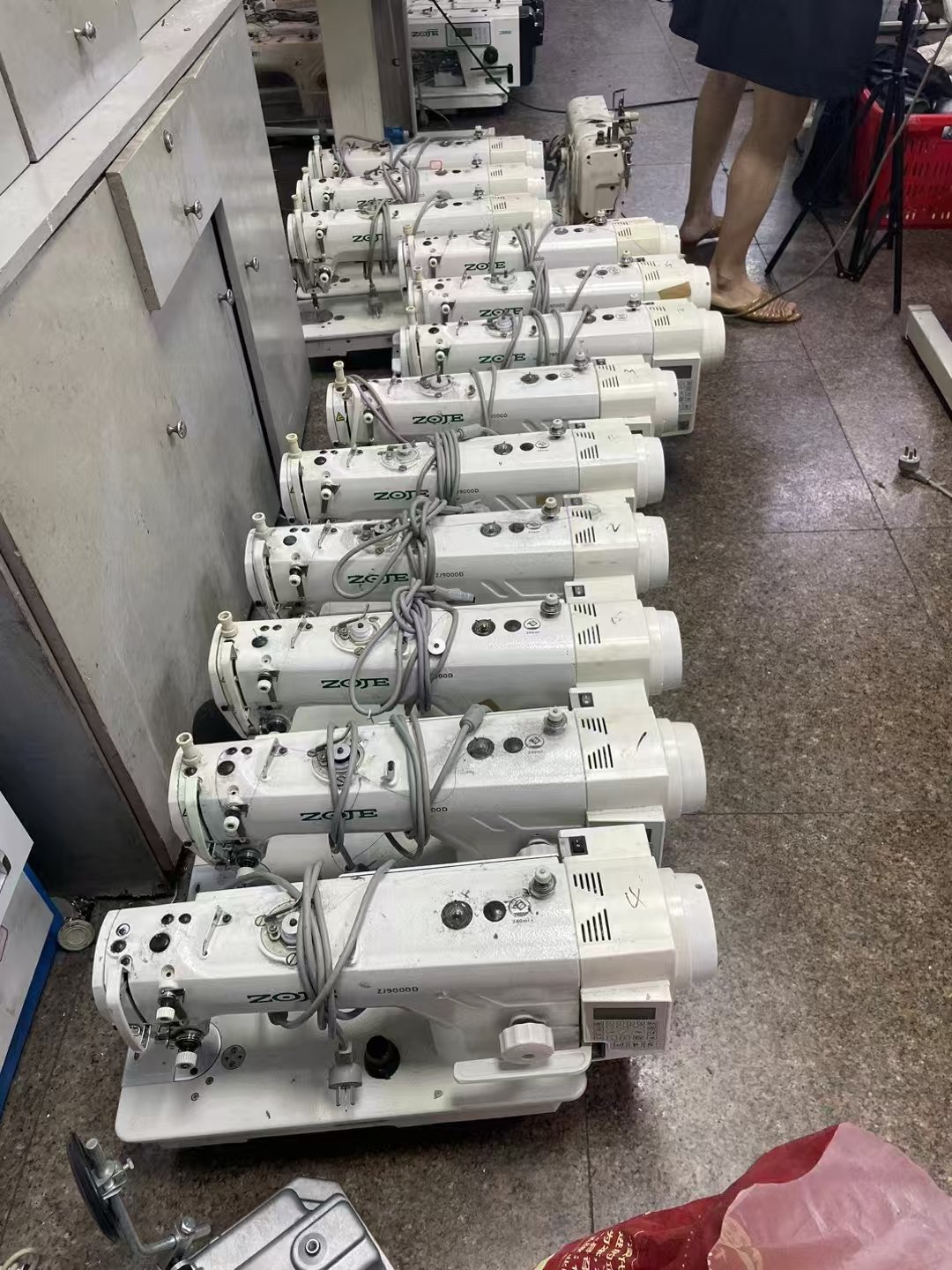 Used Original Korea Made Sunstars Computer Lockstitch Single Needle Sewing Machine Head Keep Good Condition Factory Price