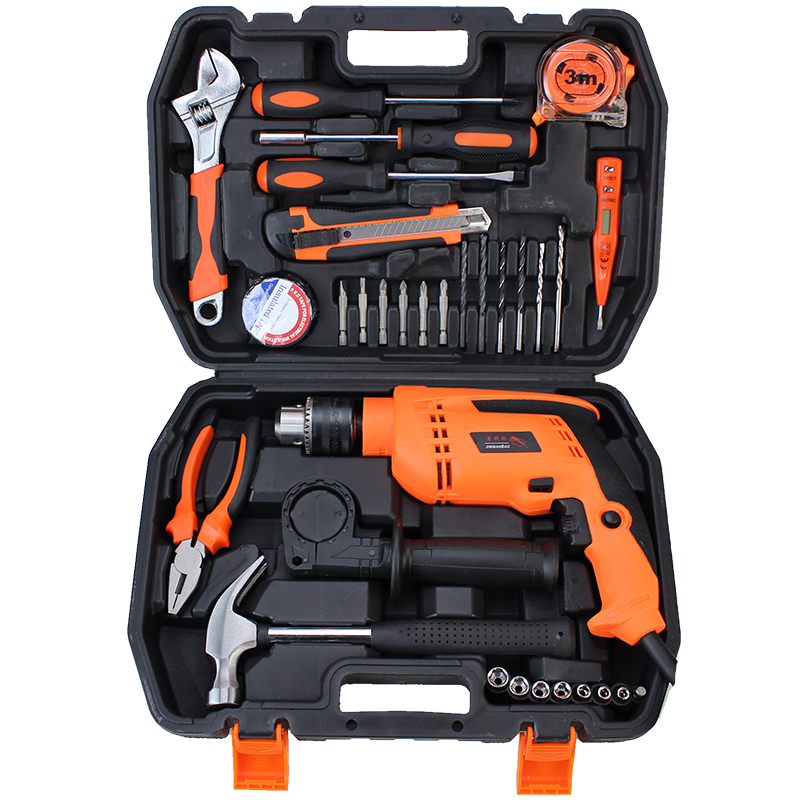 20V Power Tools Kits Customizable Combination Toolbox with Household Repair Manual for OEM Support