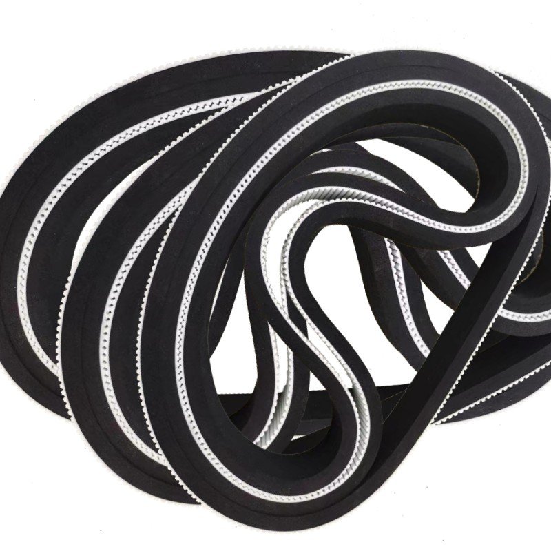 Black Sponge Cover Timing Belt High Quality Transmission Belt Toothed Belt