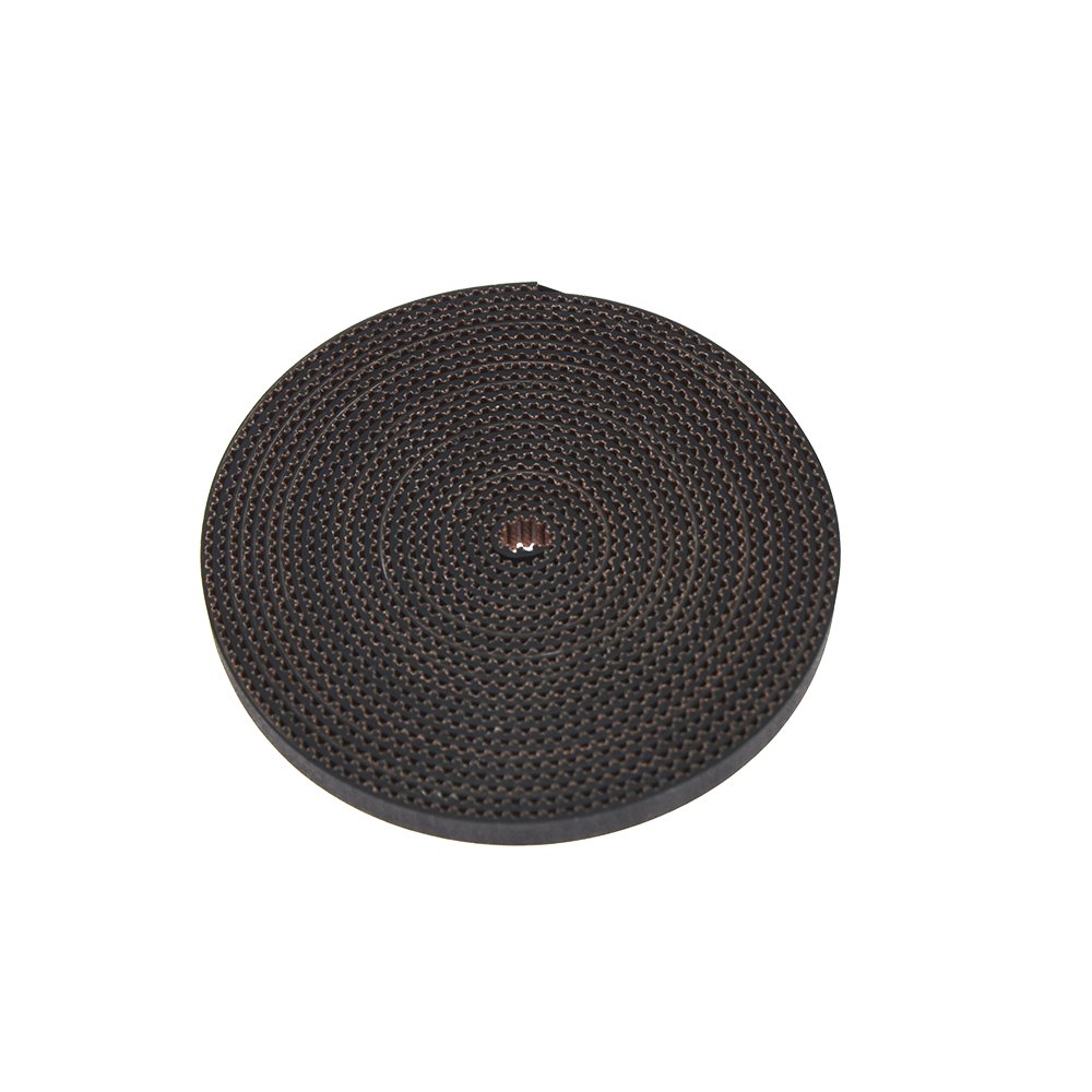 5M. 6mm PU with Steel Core Rubber fiberglass timing belt GT2 Belt Black Color 2GT open timing Belt 6mm Width 5M for 3d printer