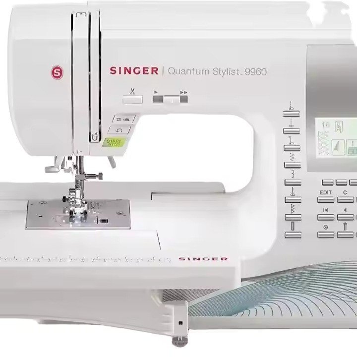 FAST Seller SIN GERs | 9960 Sewing & Quilting Machine With Accessory Kit, Extension Table - 600 Stitches & Electronic Auto Pilo
