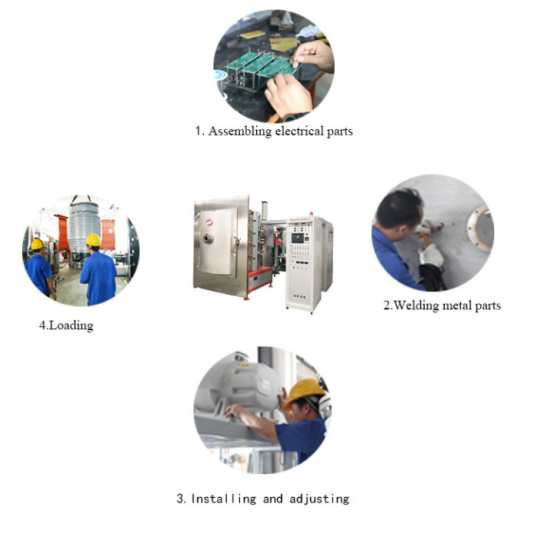 Porcelain Mosaic Tile Ceramic Coating Machine with Ceramic Tile Oven High Temperature Ceramic Coatings Machine Pvd Coating Unit