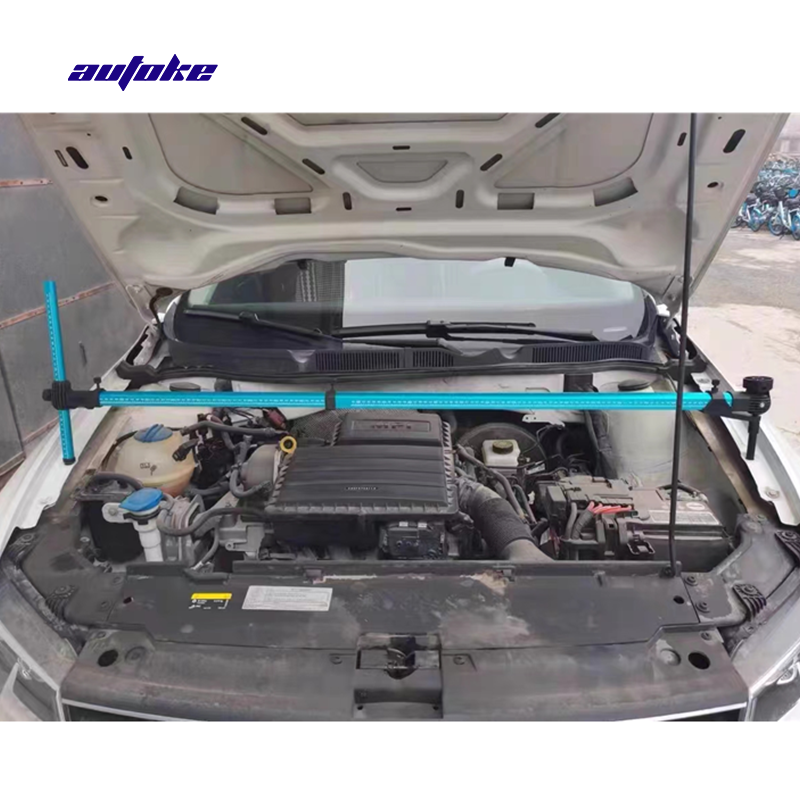Autoke Steel Car Body Repair Kit with Sheet Metal Measuring Ruler 2D Measuring System