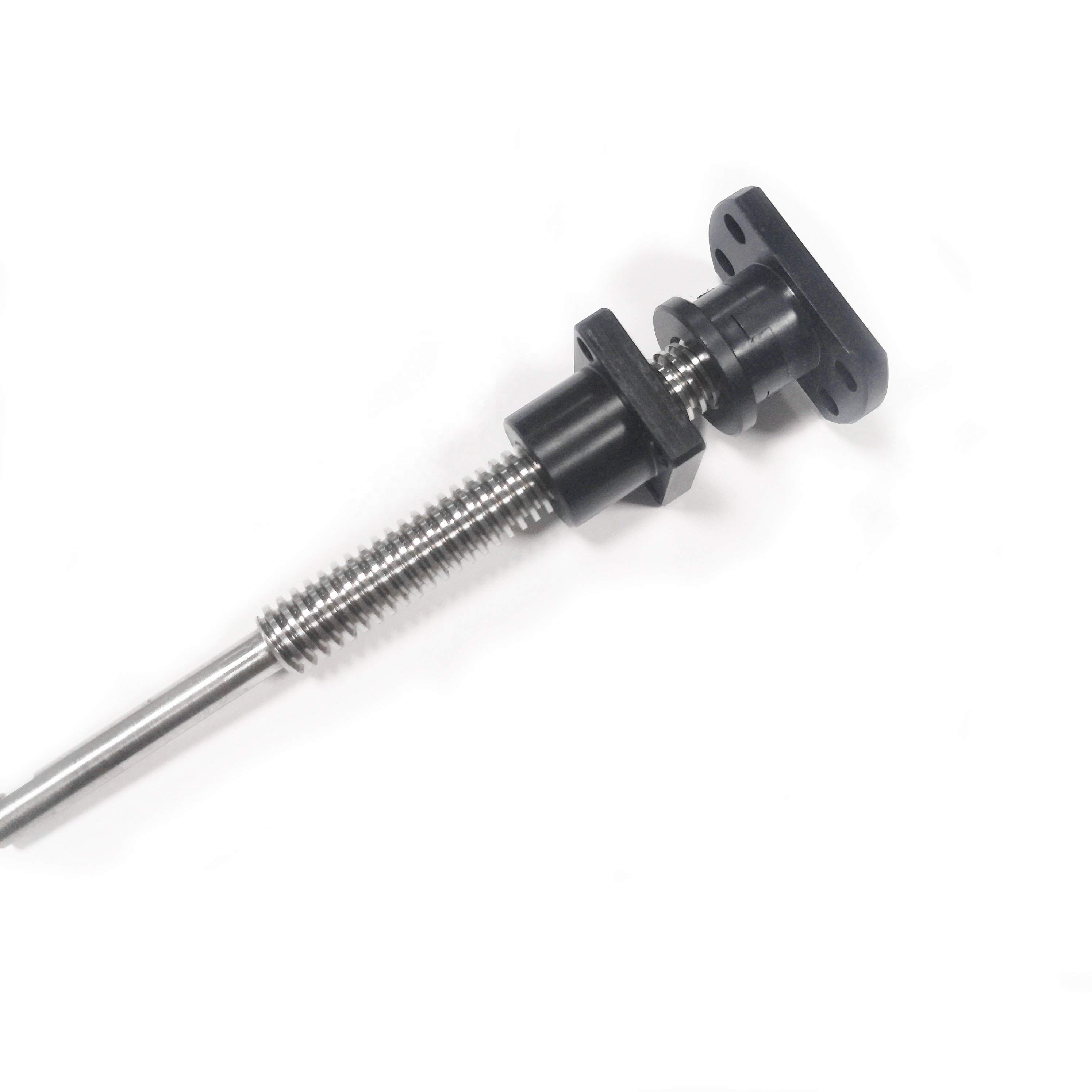 Rolled Ball Screw C7 with 1204 Flange Single Ball Nut BK 500 600 700mm BF10 End Machined CNC Origin Place