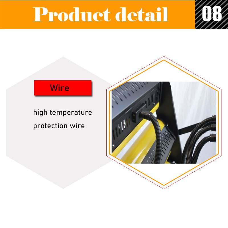 3300W Infrared Paint Curing Lamp for Car Body Repair / IR Coating Drying Light