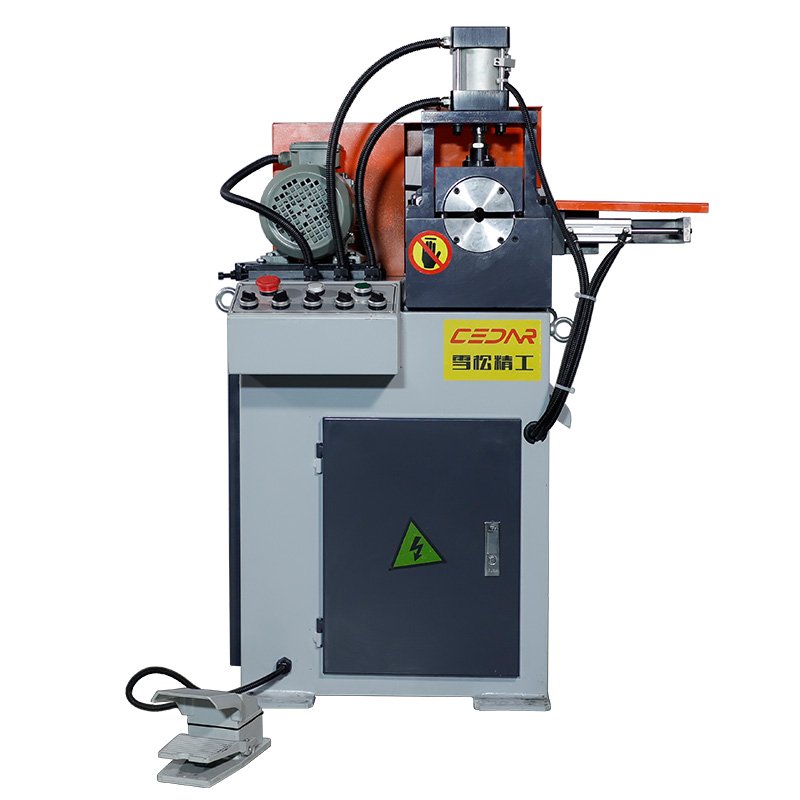 80 hydraulic double-ended rod tube deburring rod tube cutting and chamfering machine China factory