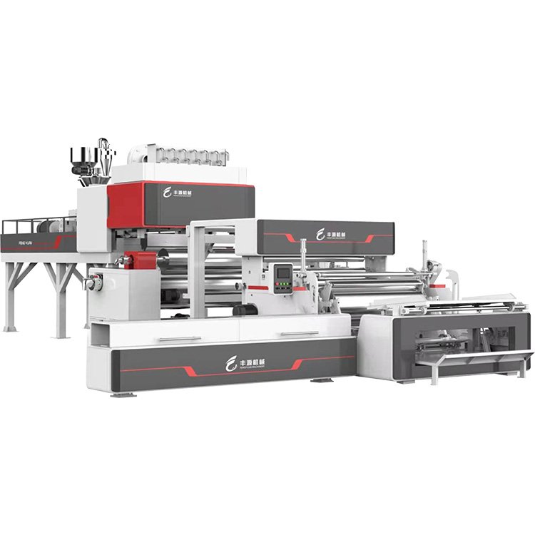 AI-Controlled Semi Auto PE Stretch Film Production Line 1500mm Energy Saving Cast Film Extruder with PLC System