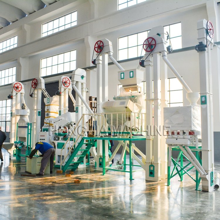 Rice Milling Machinery Working Process Whole Set Automatic Rice Mill Plant Production Line for Sale