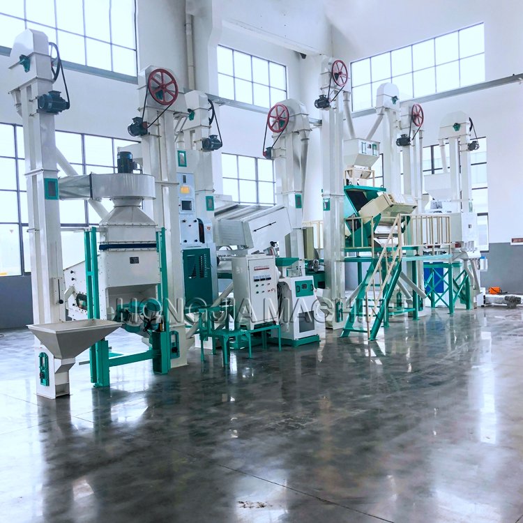 Rice Milling Machinery Working Process Whole Set Automatic Rice Mill Plant Production Line for Sale