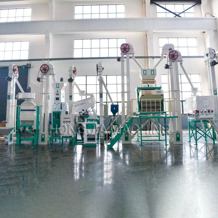 Rice Milling Machinery Working Process Whole Set Automatic Rice Mill Plant Production Line for Sale