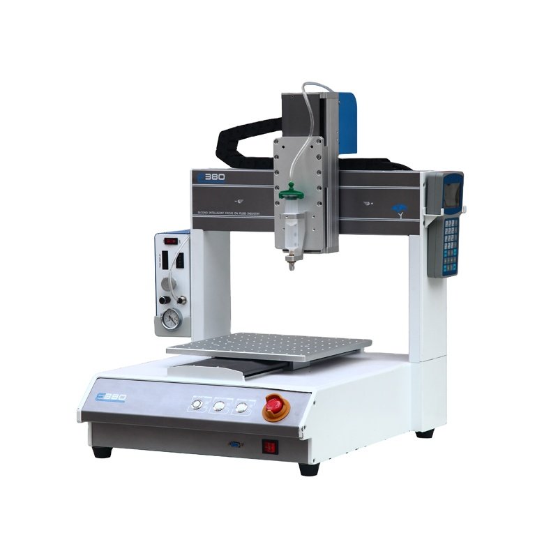 PCB Board SMT SMD Assembly 3 Axis Desktop Automatic CNC Solder Paste Hot Melt Adhesives Glue Dispenser Dispensing Machine Robot
