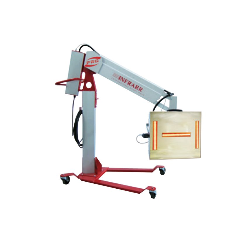 Body Repair Equipment Paint Baking Lamp of Single Box Four Tube Mobile Rocker Paint Baking Machine