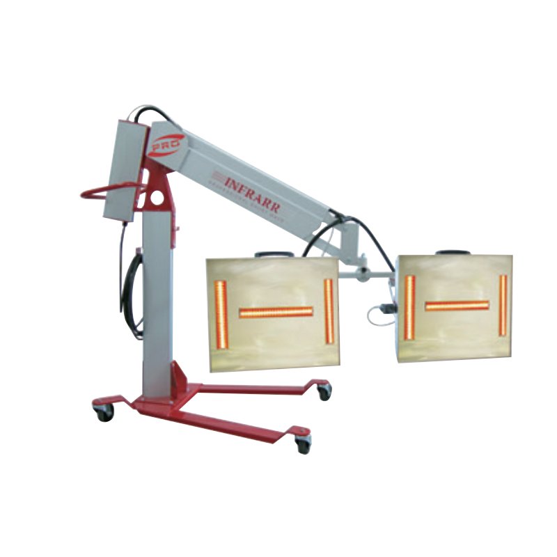 Body Repair Equipment Paint Baking Lamp of Single Box Four Tube Mobile Rocker Paint Baking Machine