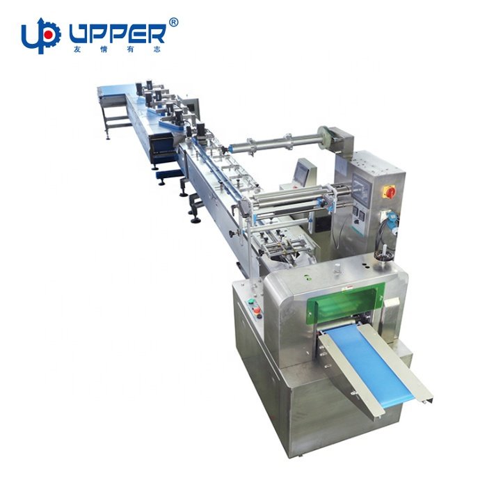 High-Speed Factory Price Auto Flow Packing Line Milk Chocolate Sweet Easy Clean Food Chocolate Coating Biscuit