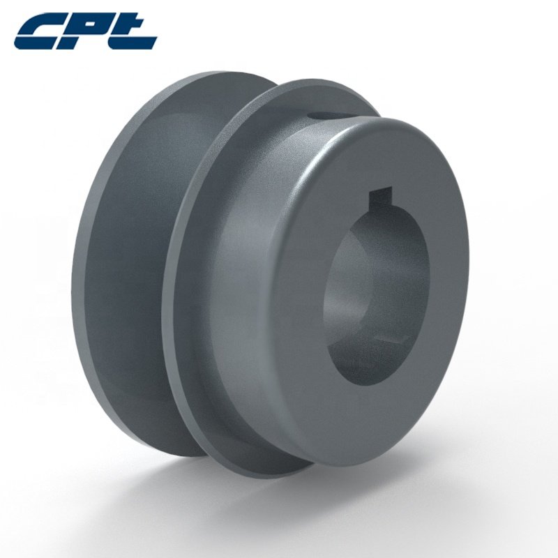 CPT Cast Iron one groove Solid v-belt sheave pulley AK type 3/4 inch bore 2 inch outside diameter AK20 for 4L, A, 3L be