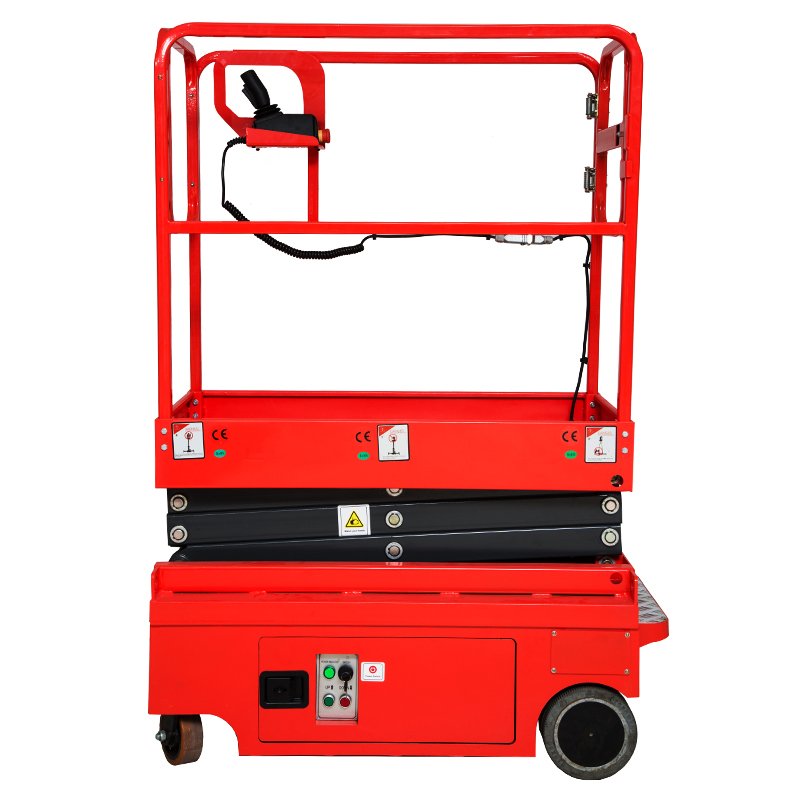 Hot Selling 300kg Small Narrove Body Factory Outside Use Man Lifter Electric Lifter Platform