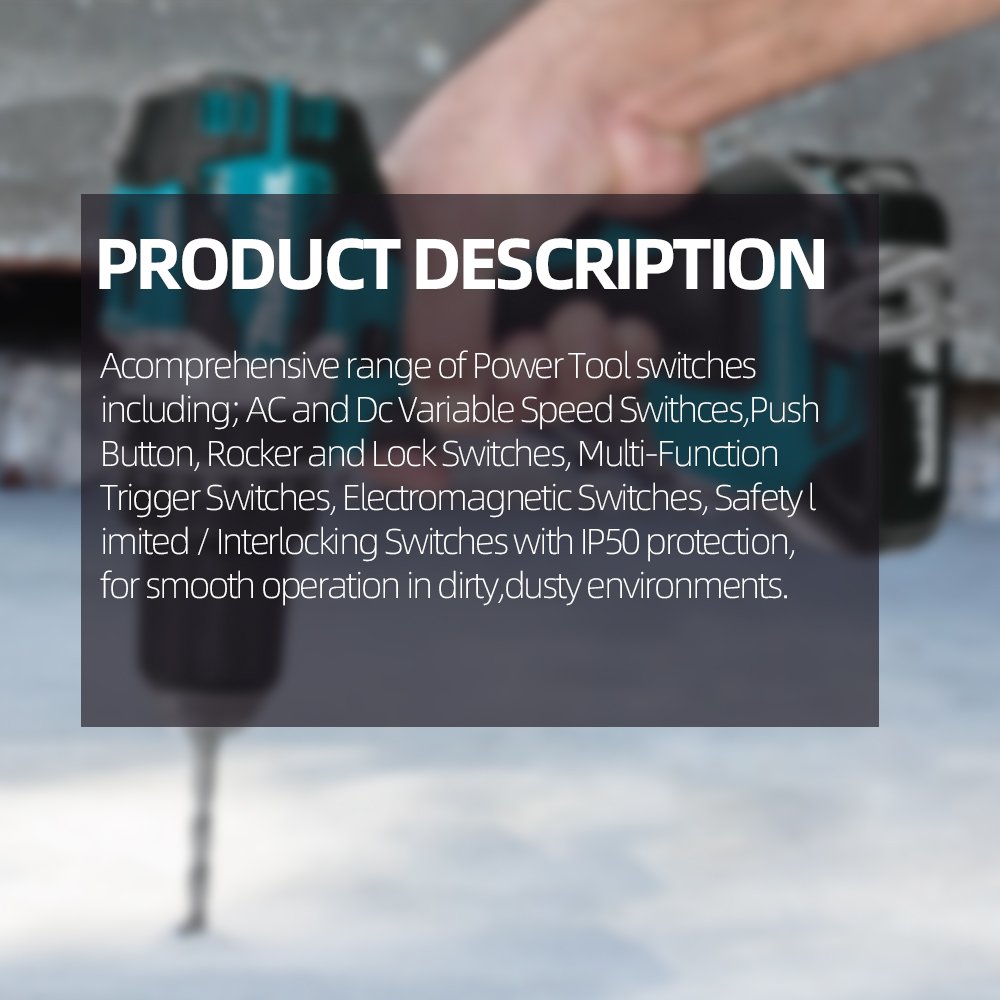 dustproof signal trigger Variable Speed Switch Power Tool Switch Speed Control for Impact Drill Equipment Accessories