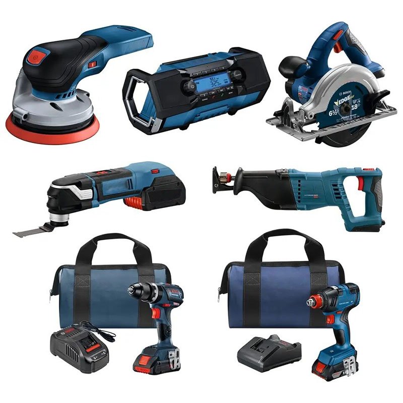 X-FORCE Cordless Power Tools Combo Kit Battery Power Tool Kits 21V Lithium Battery Power Tools Kit