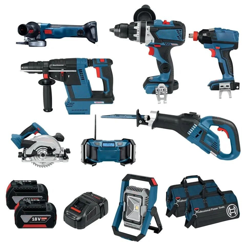 X-FORCE Cordless Power Tools Combo Kit Battery Power Tool Kits 21V Lithium Battery Power Tools Kit
