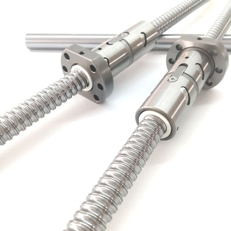 the linear ball screw 2005 3205 double ballscrew nut cnc factory produce china cheap price ball screw rod