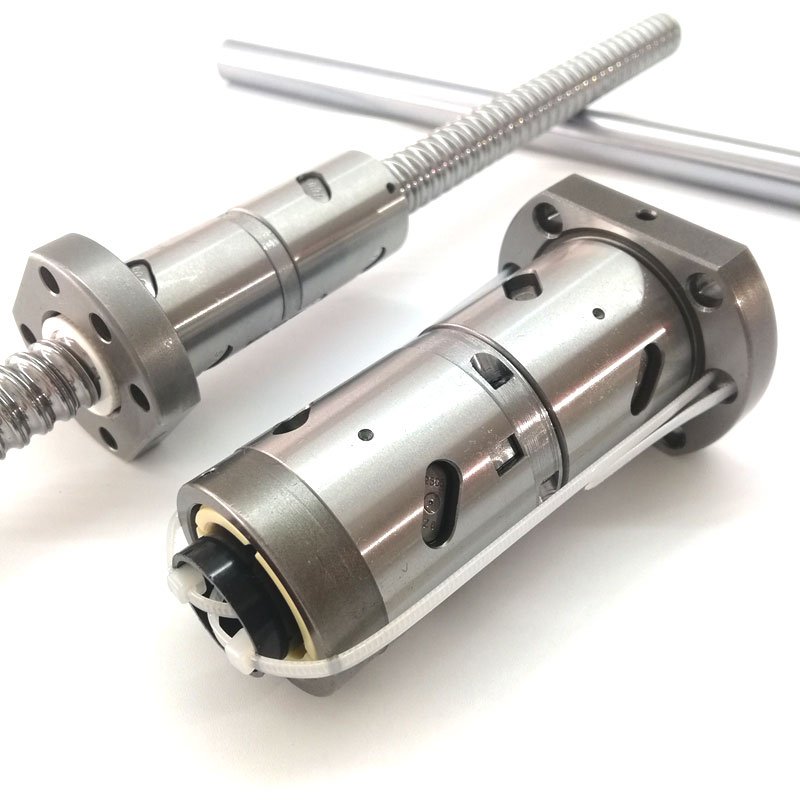 the linear ball screw 2005 3205 double ballscrew nut cnc factory produce china cheap price ball screw rod