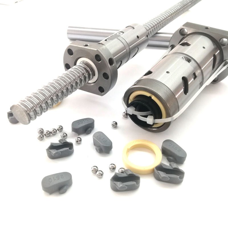the linear ball screw 2005 3205 double ballscrew nut cnc factory produce china cheap price ball screw rod