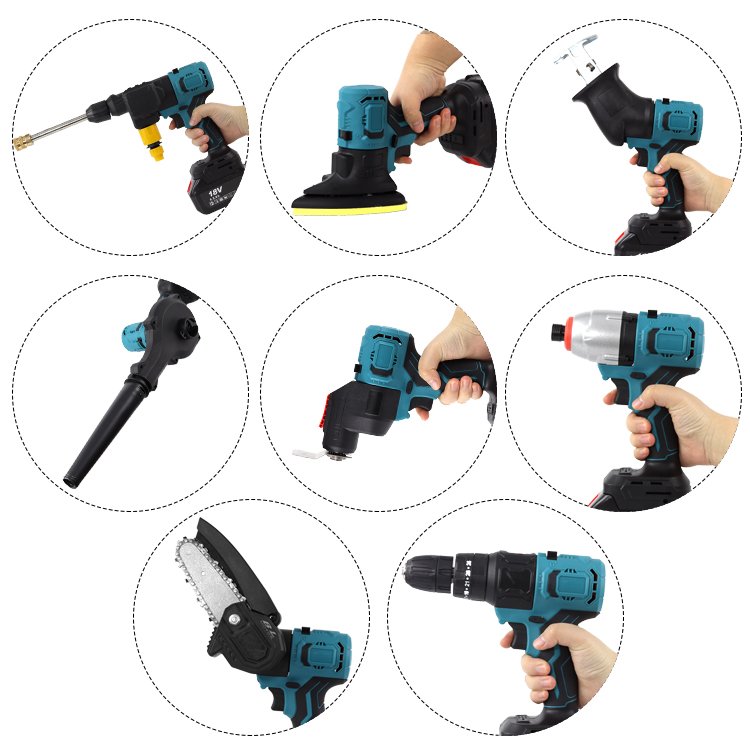 Wholesale Ready Stock OEM Support Cordless Electric Power Tools Drill electric tool set