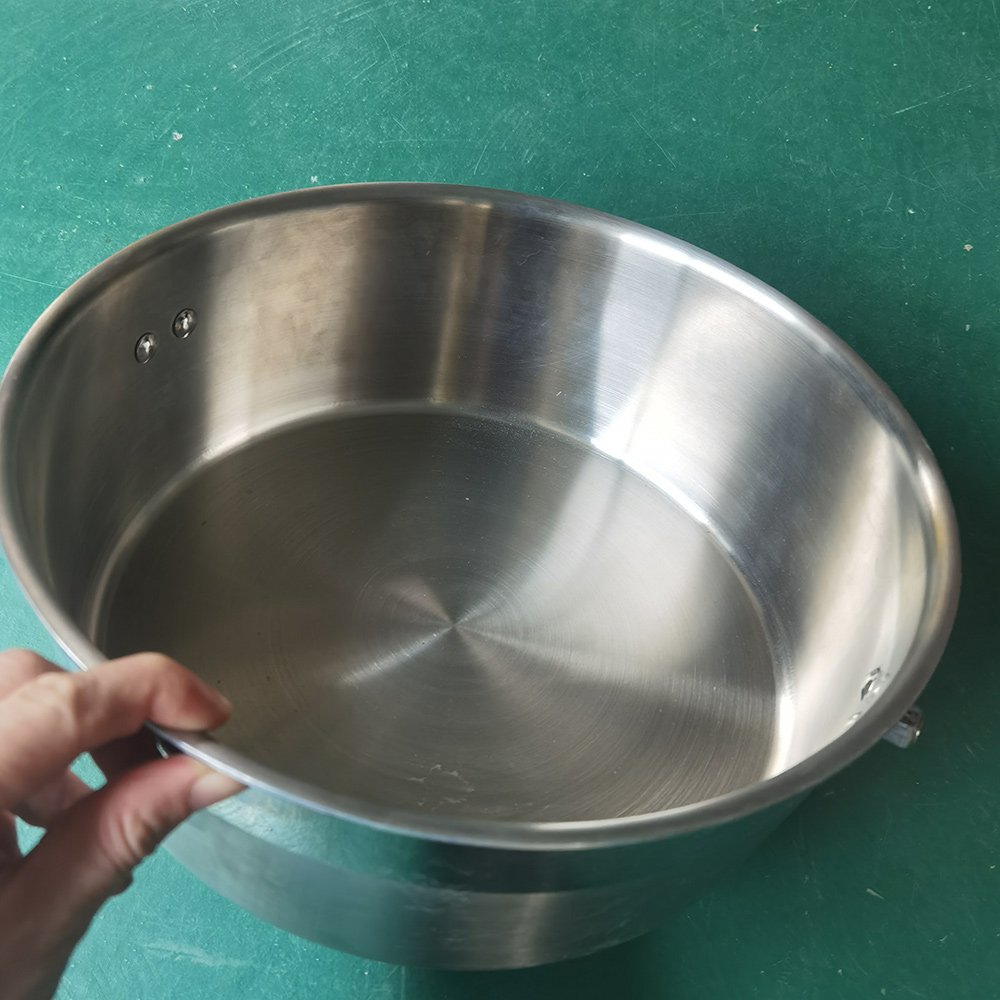 Aluminum Stainless Steel Cookware Outside Polishing Machine Kitchen Ware Cooking Pot Manufacturers