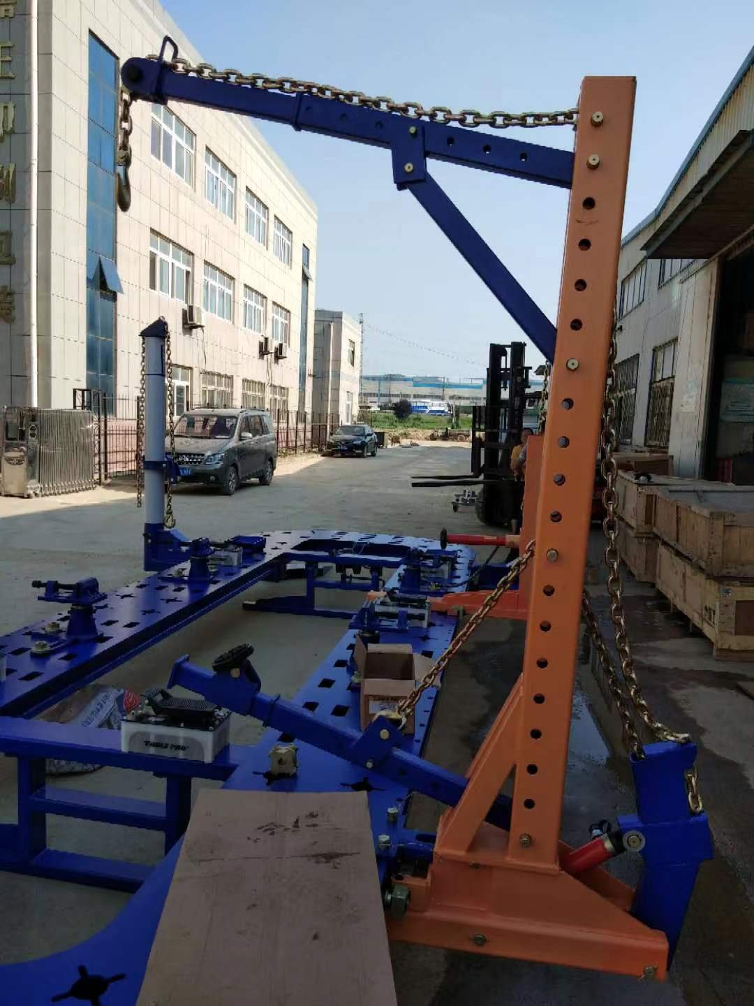 Fame Workshop Auto Body Collision Repair Machine with 3 Towers Girder Calibrator Vehicle Equipment