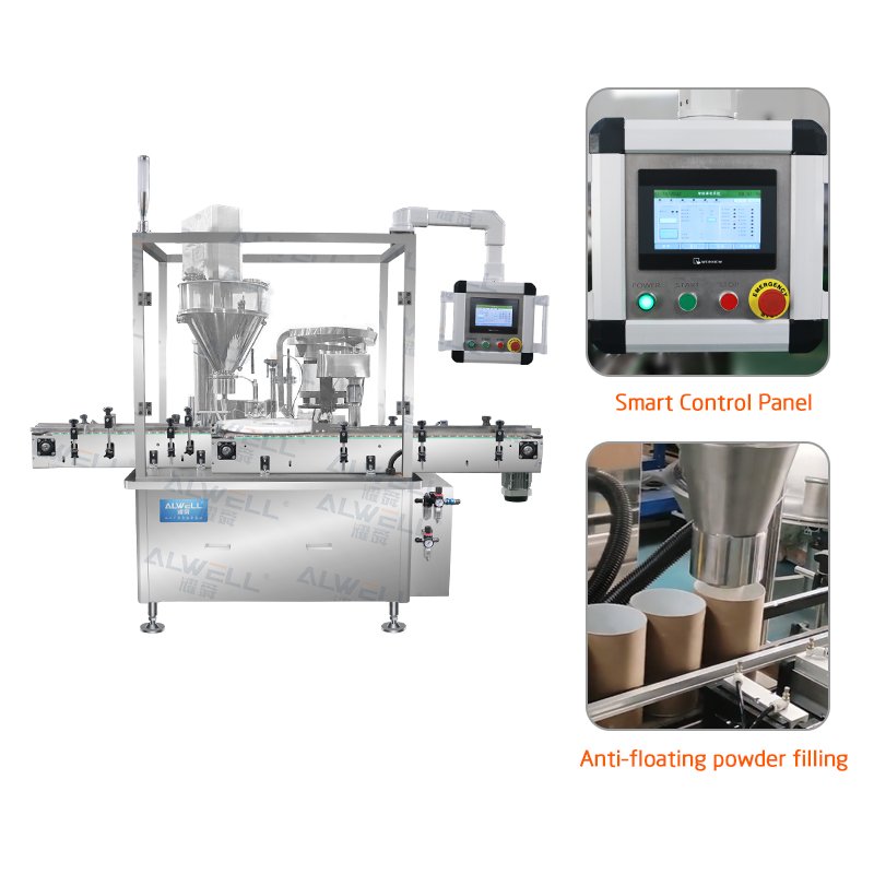 Automatic Spice Jars Packaging Machines Auto Spice Powder Plastic Bottle Filling Machine Cheap Price for Sale