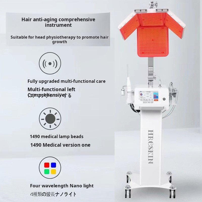 LED Phototherapy Hair Growth Machine PDT Scalp Care and Repair Device