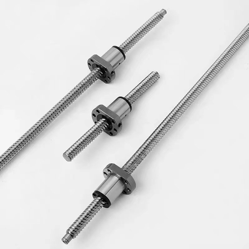 CNC mechanical customized ball screw SFU SFKball screw with CNC end machining