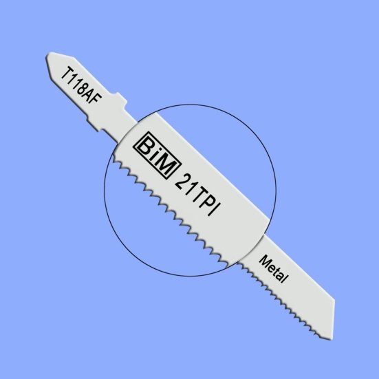 Power Tool Accessories Perforated Metal Sheet Cutting 1.1mm Pitch Curve Saw Blade