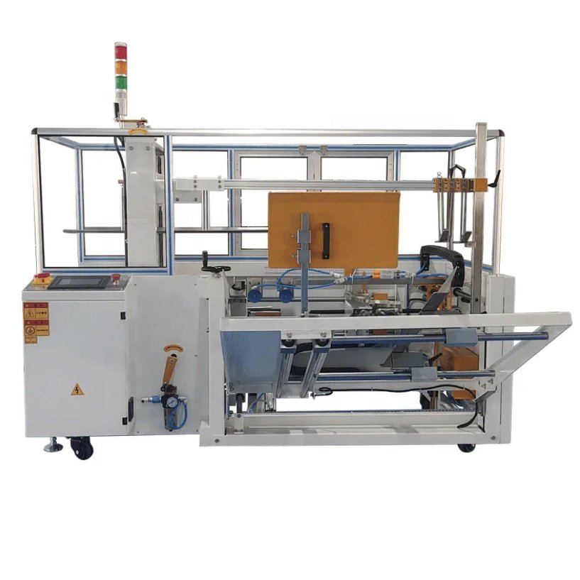SJB Automatic Large Case Carton Box Erector and Packer Machine Former Auto Case Packer / Carton Box Packing Machine