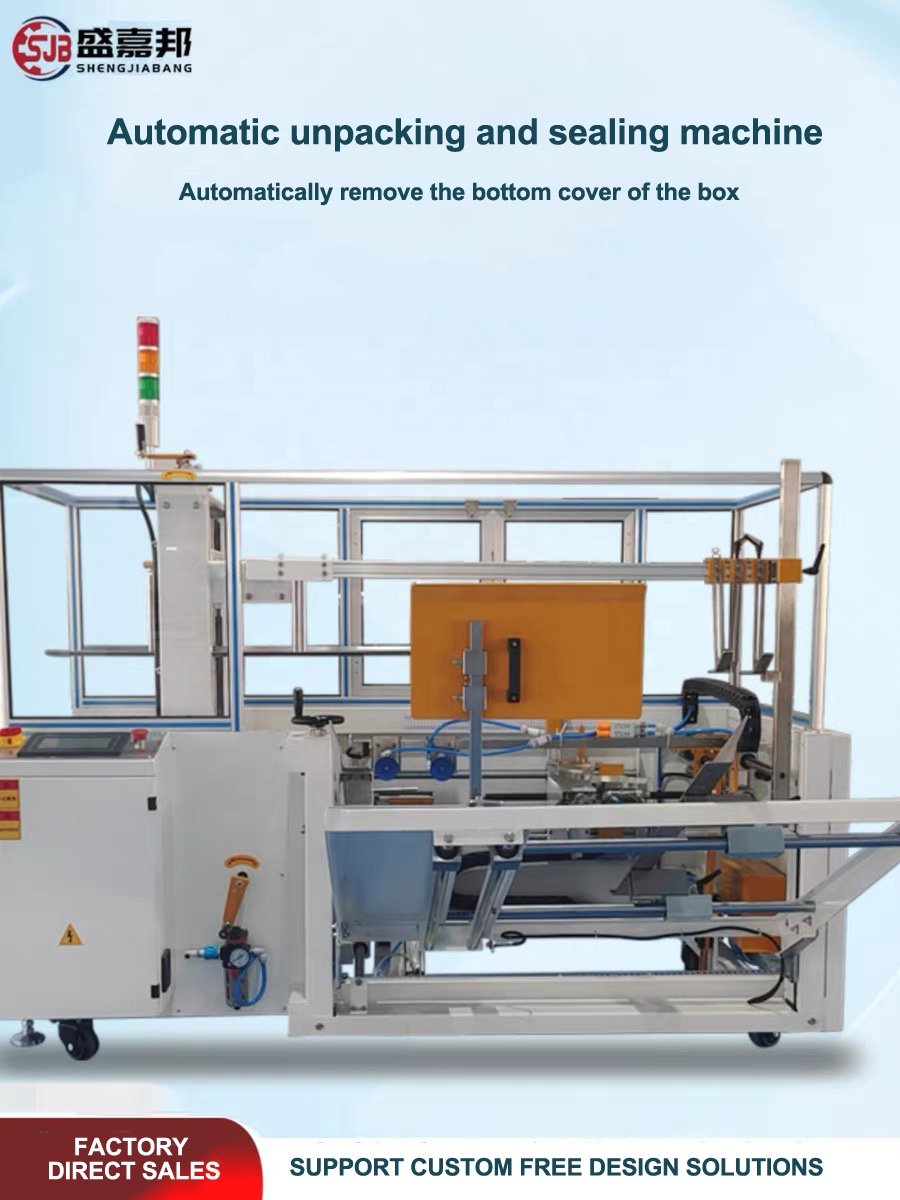 SJB Automatic Large Case Carton Box Erector and Packer Machine Former Auto Case Packer / Carton Box Packing Machine