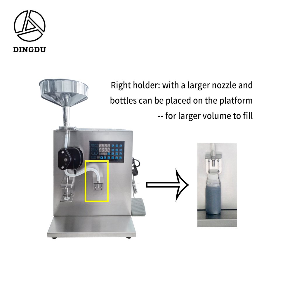 Small Industries Semi Automatic Body Shop Butter Cream UV Glue Nail Gel Polish Filling Machines