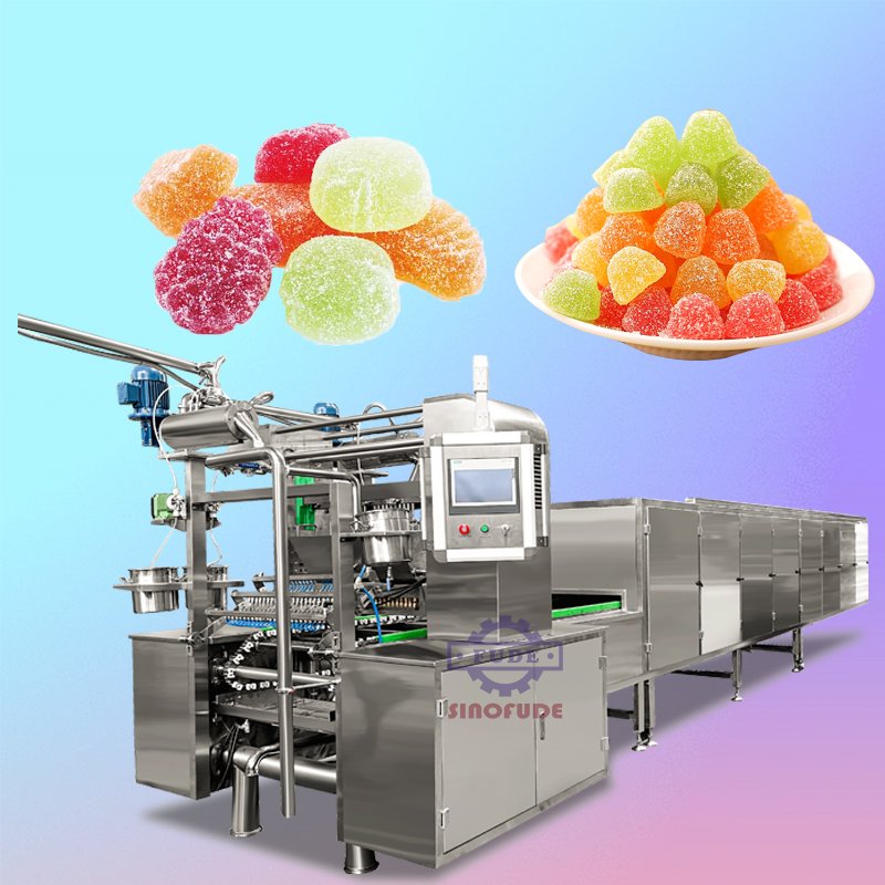 Long Service Life Vitamin Jelly Gummy Making Machine Automatic Gummy Candy Production Line