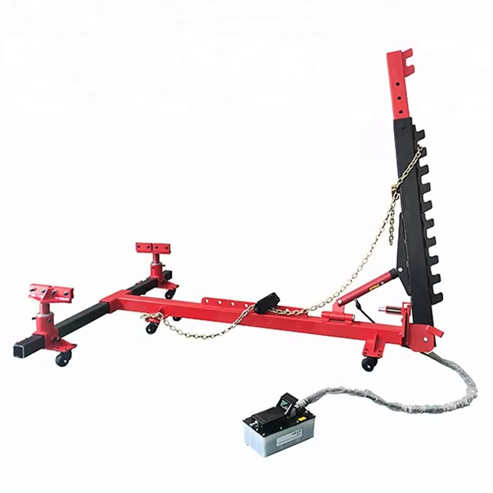 3.5T Simple Car Bench Collision Puller Straightening Machine Portable Auto Body Frame Repair Equipment Vehicle Beam Straighter