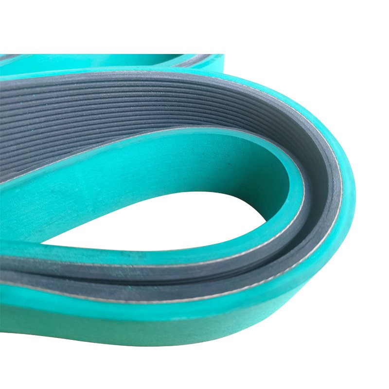 Poly Ribbed V Belt Pj with green rubber Coating