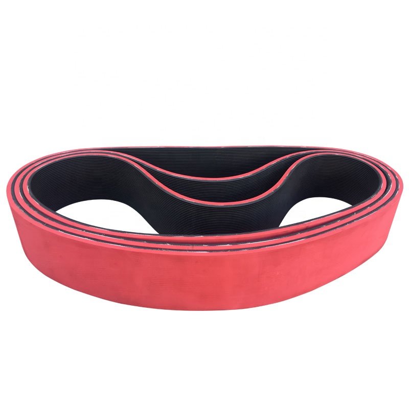 Poly Ribbed V Belt Pj with green rubber Coating