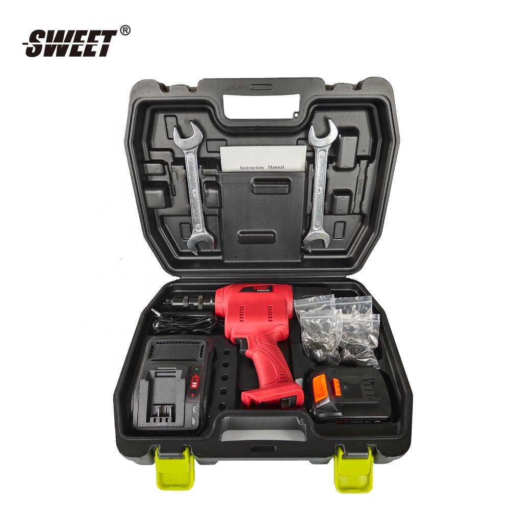 SWT-E8000 long life electric li-ion battery rivet nut gun cordless rivet gun tool