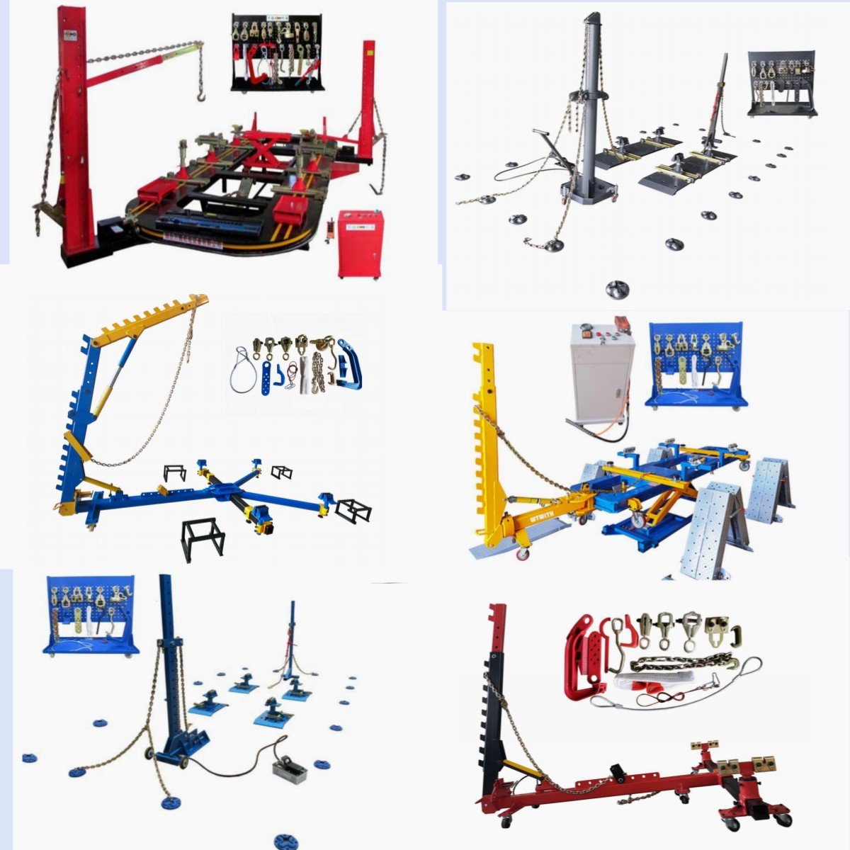 7700lbs Automotive Chassis Frame Body Repair Equipment System Quick Bench Repair for Car Lifts Collision Accident Body Repair