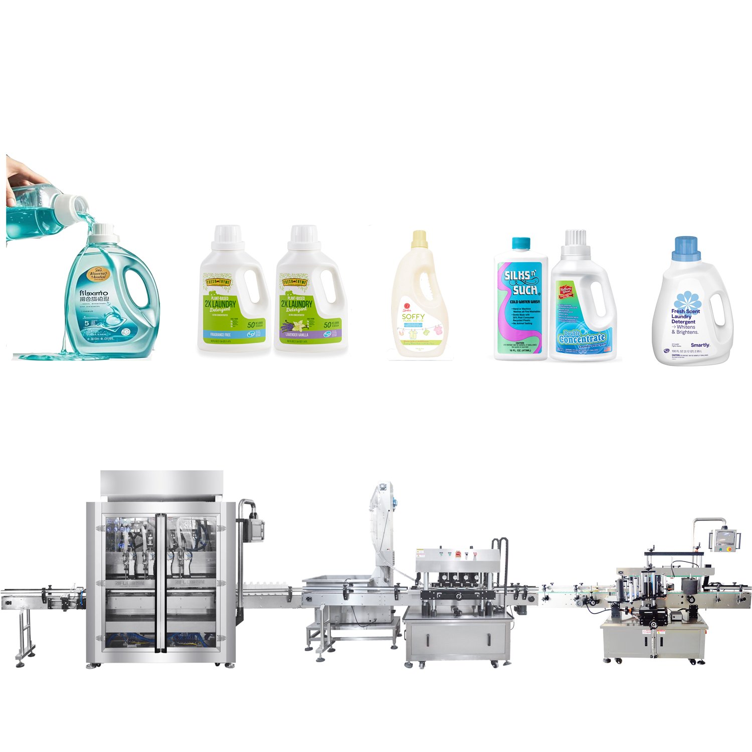 Automatic Garlic Chili Sauce Packaging Production Line Glass Bottle Filling Vacuum Capping Labeling Solution
