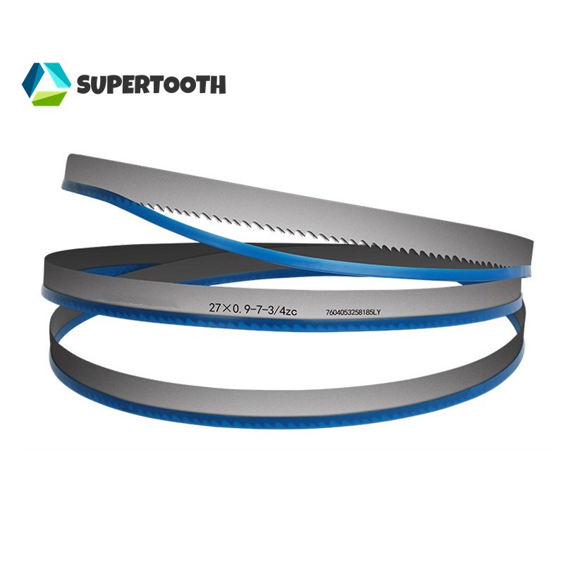 Rounded Back Tooth Bimetal Bandsaw Blade for Aluminum Alloy Stainless Steel Carbon Steel Copper Metal Cutting