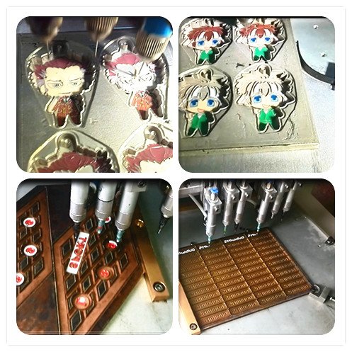Computer Graphic Program Weldo 8 Colors PVC Rubber Patch Machine