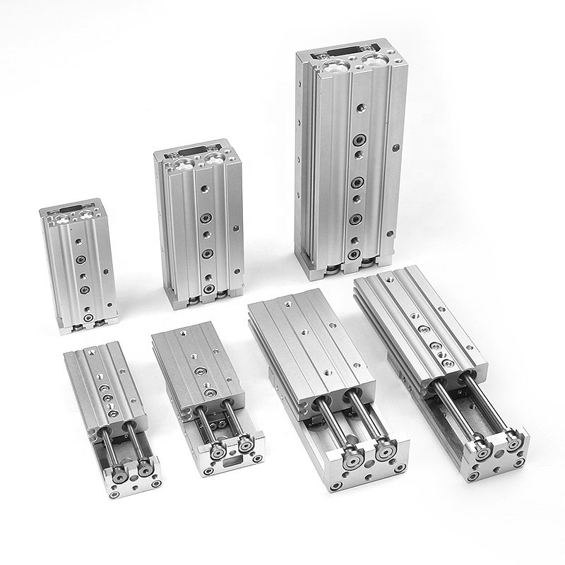 Factory Hot Sale Pneumatic Slide Cylinder SMC Type MXS Series Air Slide Table Cylinder