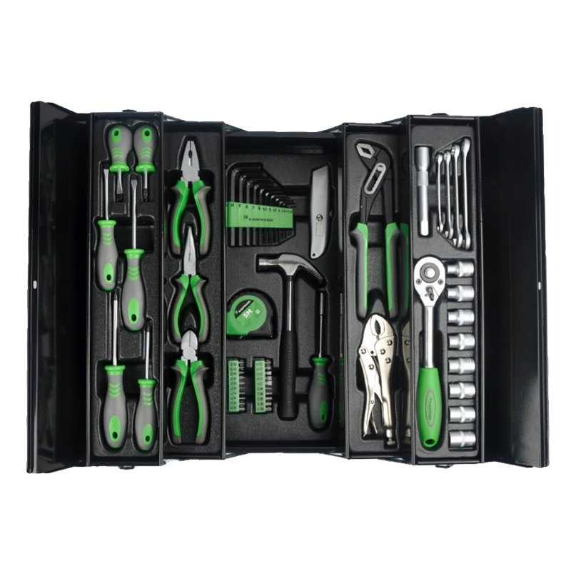 Manufacturer 124pcs Hand Tool Set Mechanical Tool Kit Auto Repair Tool Set