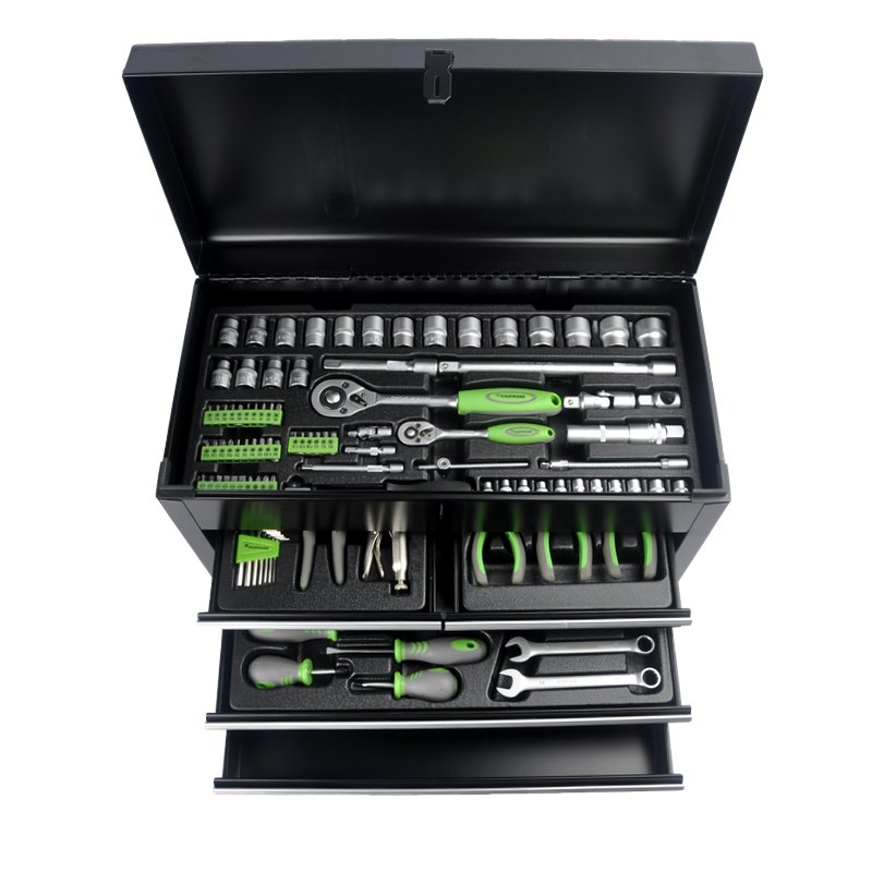 Manufacturer 124pcs Hand Tool Set Mechanical Tool Kit Auto Repair Tool Set