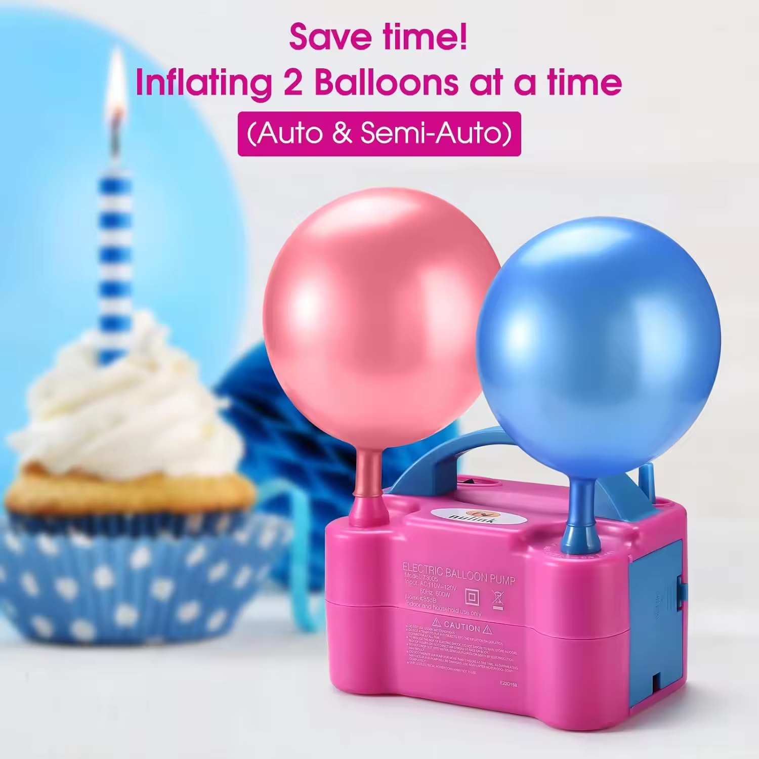 High power electric balloon inflation tool birthday party wedding balloon fully automatic electric inflation pump