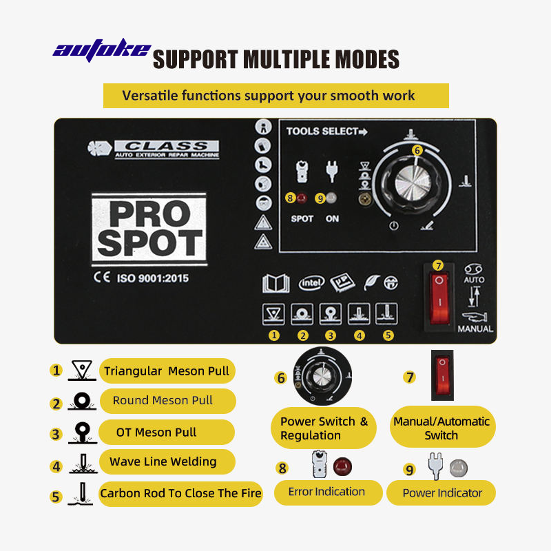PRO Professional Auto Body Repair Machine Puller's Sheet Metal Dent Repair Equipment